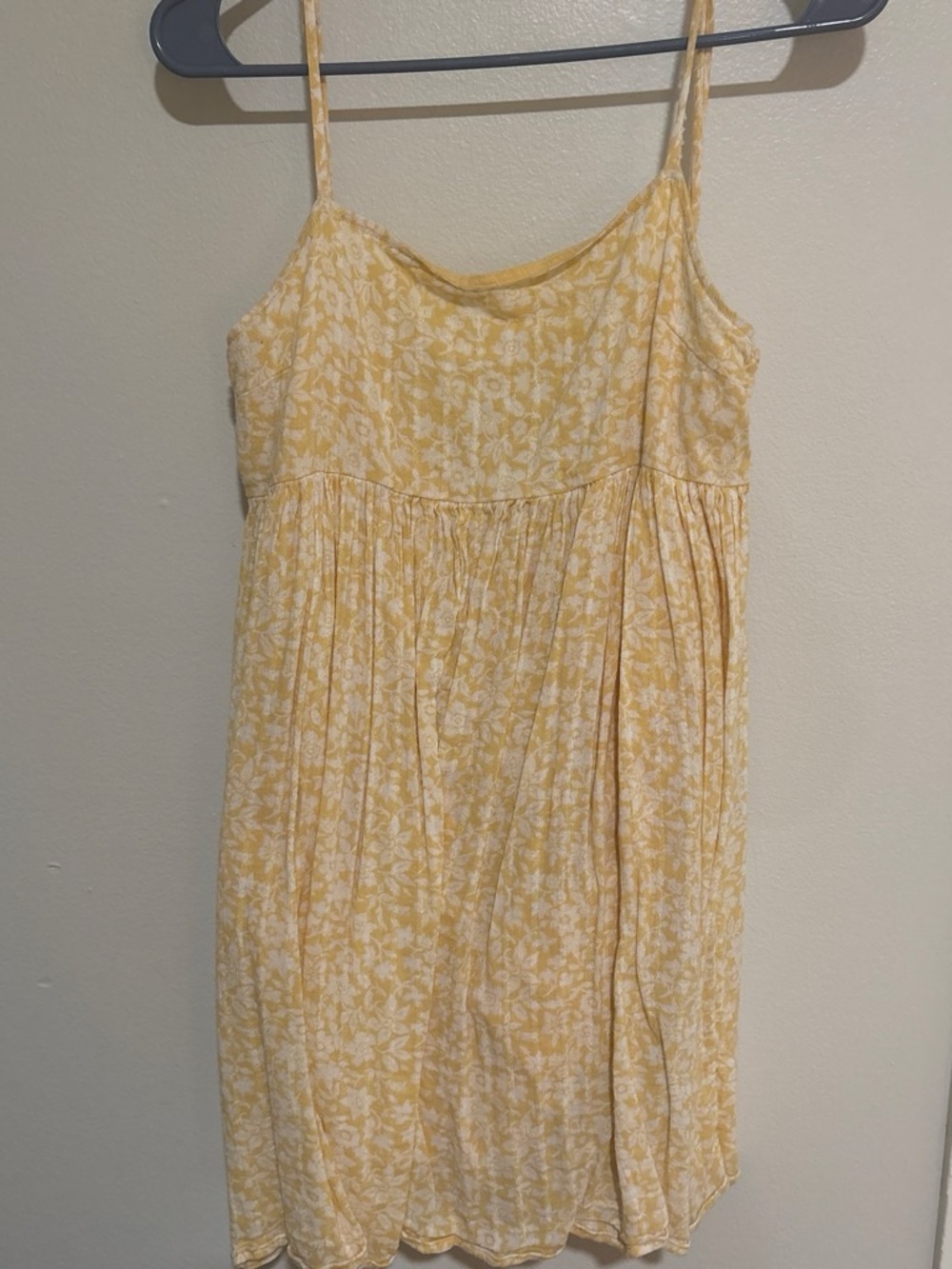 American Eagle Outfitters Yellow Floral Slip Dress